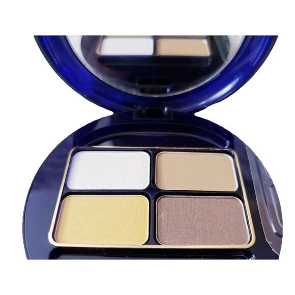 ESTEE LAUDER Two-In-One Eyeshadow Quad Wet/Dry Formula 02 SPLASH .16 oz 4.8g NEW - Picture 4 of 5